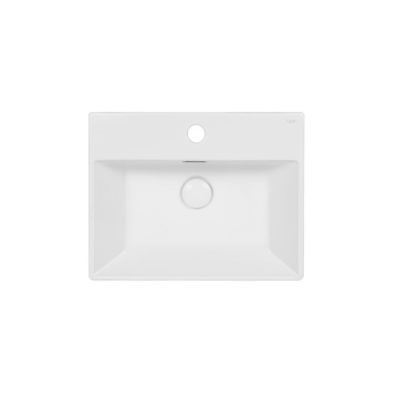 Раковина Q-tap Nando K с донным клапаном White (QT12117041KW)