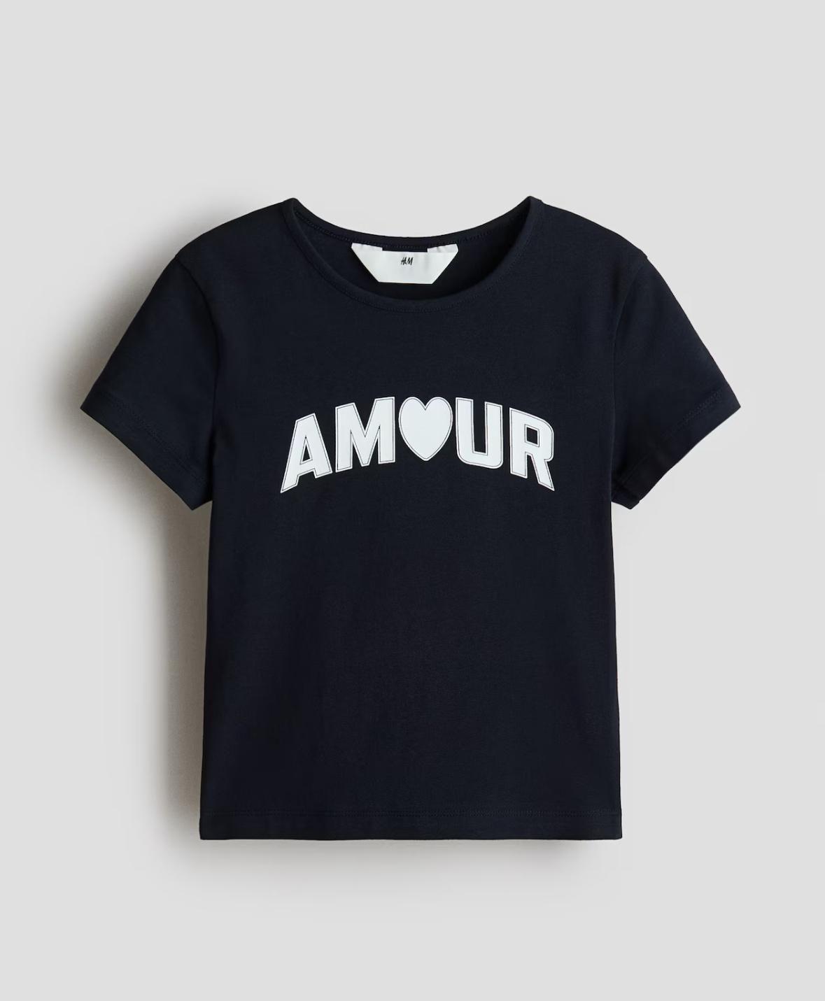 Футболка детская H&M 134-140 см Черный (80880)