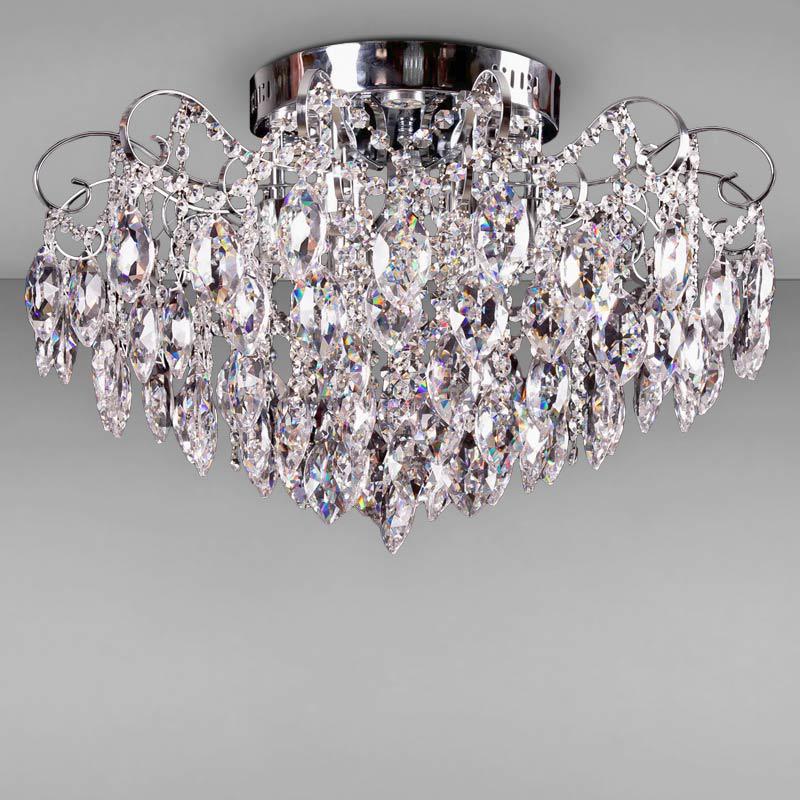 Люстра хрустальная потолочная Light House SR-17038/6+6 CR D640хH450 E27+LED Хром (16125) Люстра хрустальная потолочная Light House SR-17038/6+6 CR D640хH450 E27+LED Хром (16125)