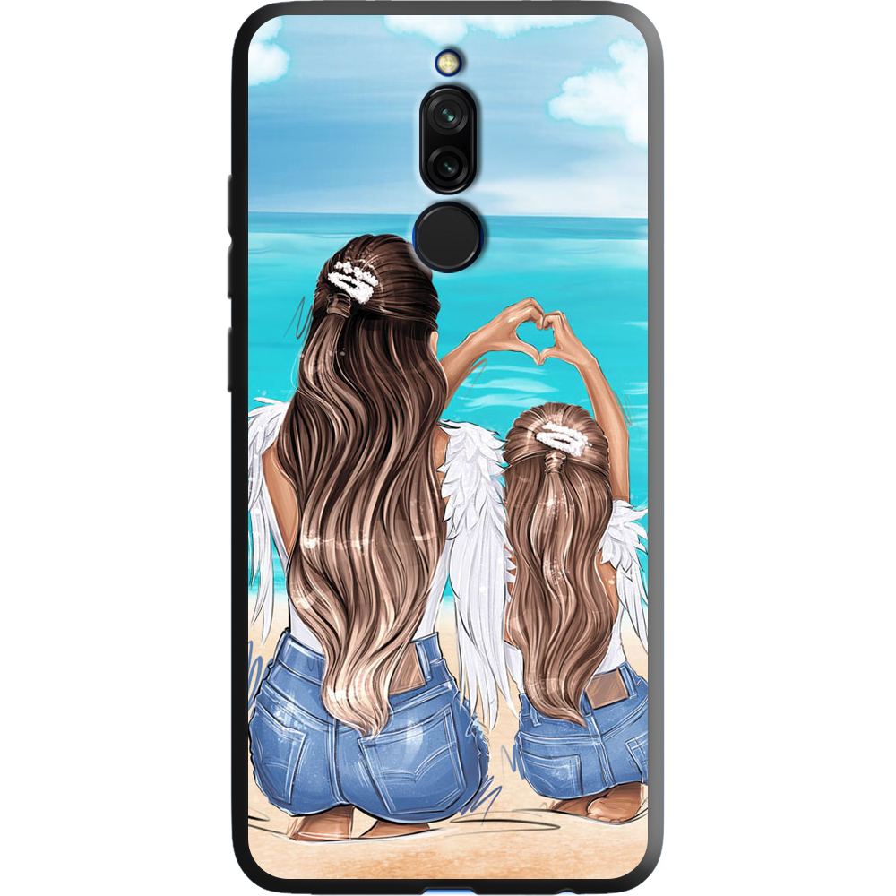 Чехол Boxface Xiaomi Redmi 8 Family Vacation Черный силикон (38411-up2380-38679)