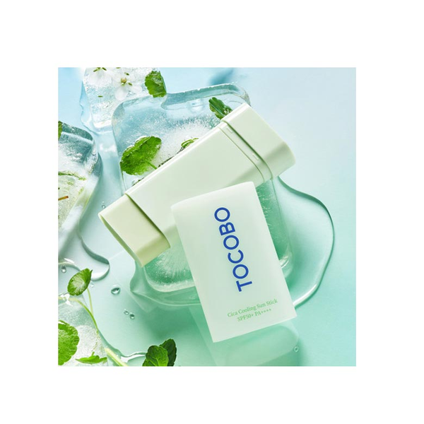 Сток солнцезащитный для чувствительной и проблемной кожи TOCOBO Cica Cooling Sun Stick SPF50+ РА++++ с центелой - фото 5 Сток солнцезащитный для чувствительной и проблемной кожи TOCOBO Cica Cooling Sun Stick SPF50+ РА++++ с центелой - фото 5
