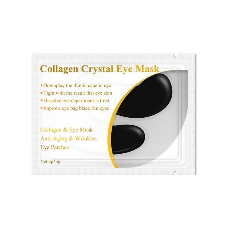 Патчи под глаза Lanbena Black Collagen Eye Mask коллагеновые с кристалами Патчи под глаза Lanbena Black Collagen Eye Mask коллагеновые с кристалами