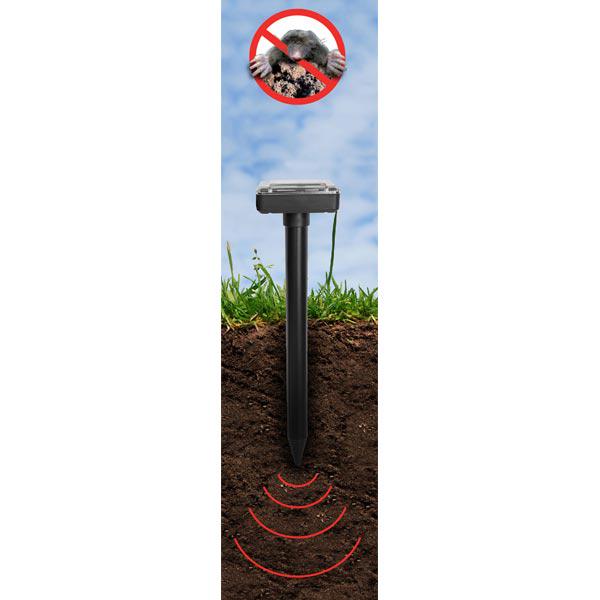 Отпугиватель кротов и грызунов Bradas на солнечной батарее квадратный (CTRL-MO101S) - фото 2