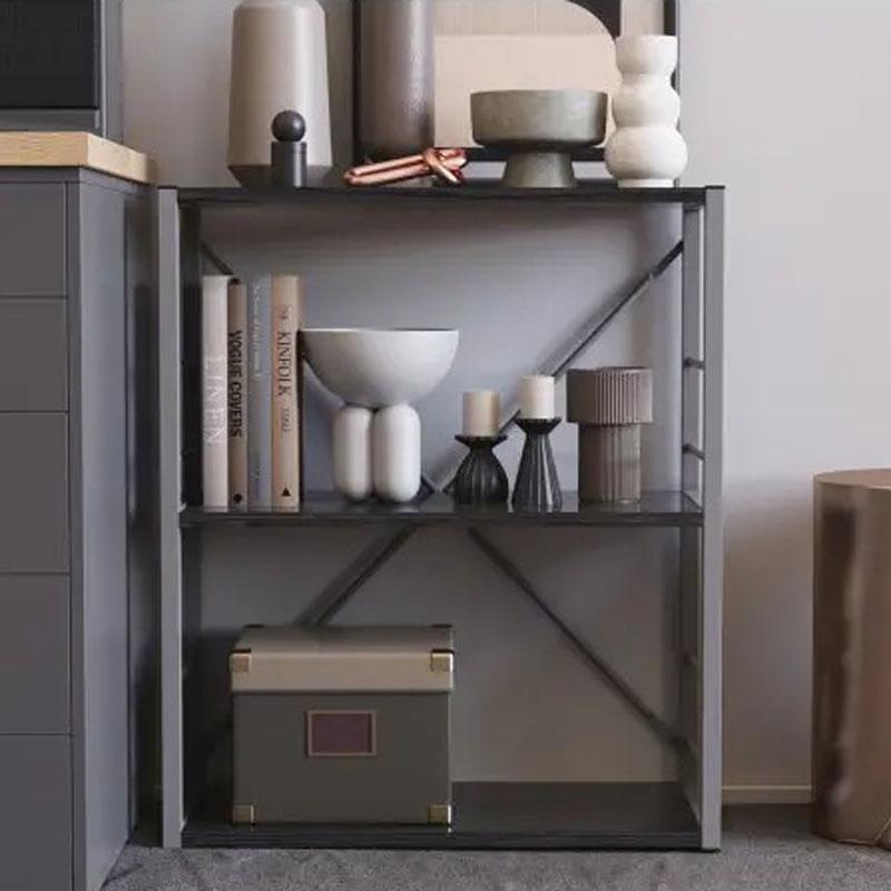 Этажерка Ferrum-decor Коннект 3/60 ДСП 16 мм 73x60x28 см Серый/Сосная Кембра (FRD-104271)