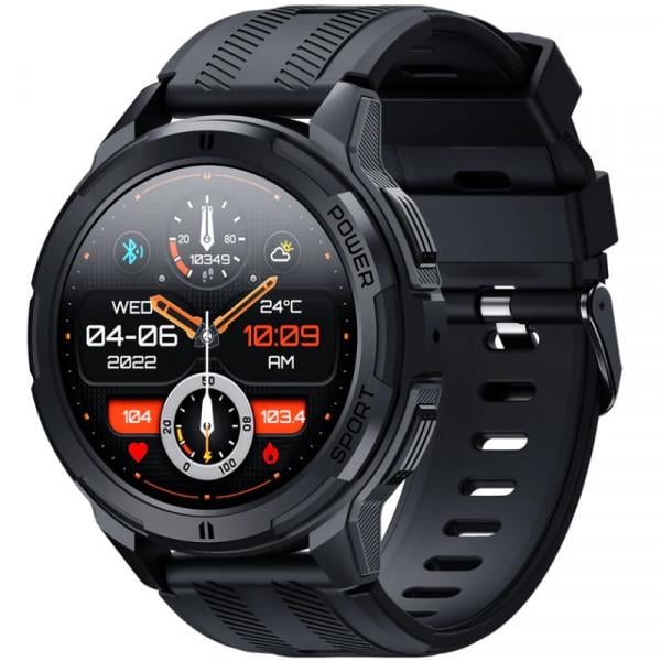 Смарт-годинник Oukitel BT10 Rugged Sports Watch Чорний (6931940742146)