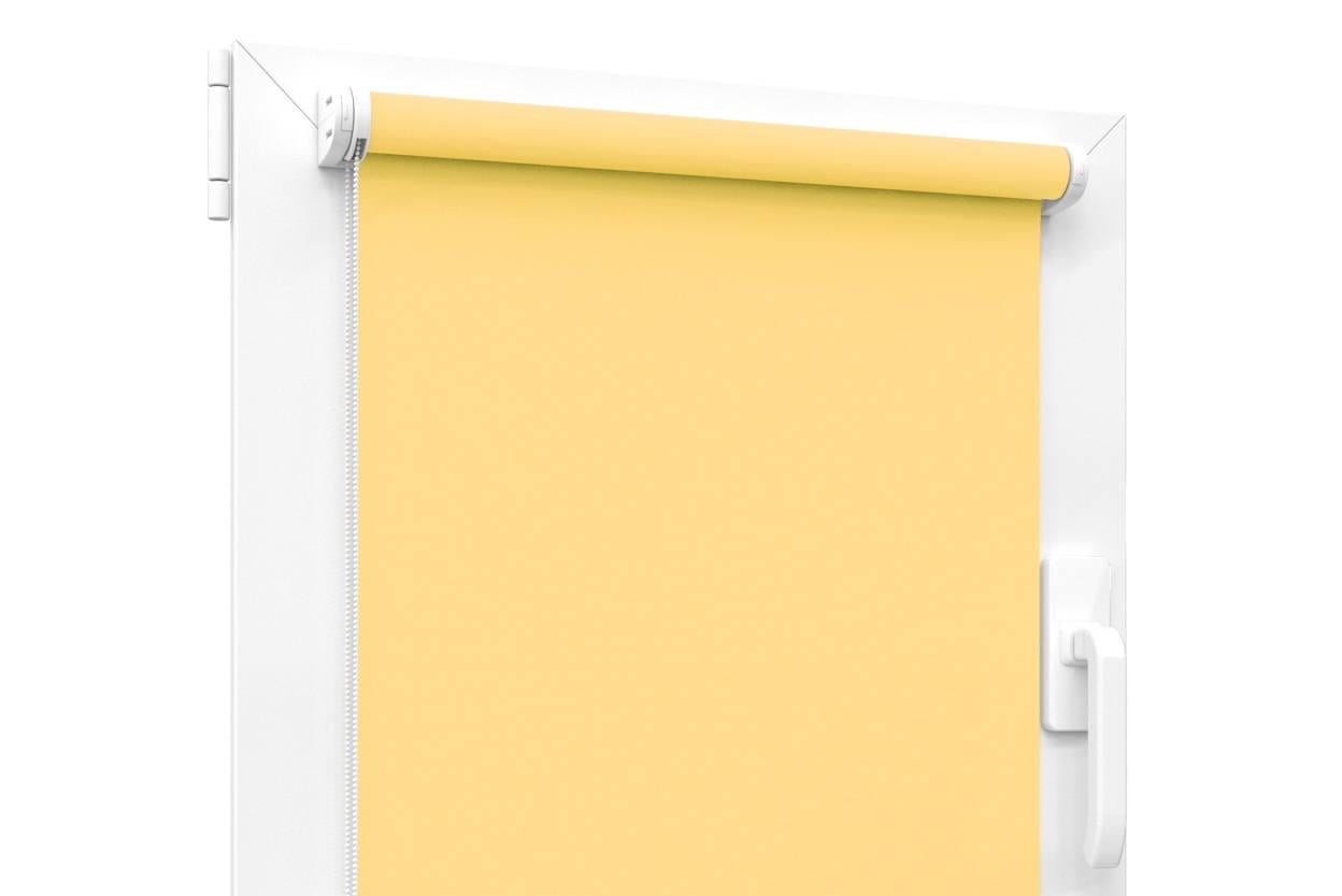 Ролета тканевая Len 2108 200x160 см лен Желтый (18038021)