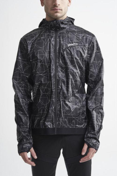 Чоловіча куртка CRAFT Lumen Wind Jacket 1907686-155999 P S Shapes/Black - фото 2