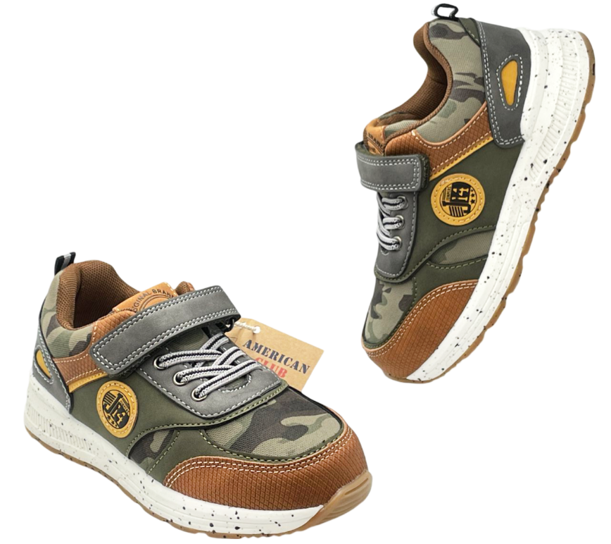 Кросівки для хлопчиків American Club XD132-24/30 р. 30 Хакі - фото 2 Кросівки для хлопчиків American Club XD132-24/30 р. 30 Хакі - фото 2