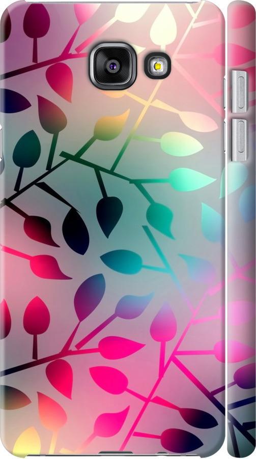 Чехол на Samsung Galaxy A7 (2016) A710F Листья (2235m-121-42517)