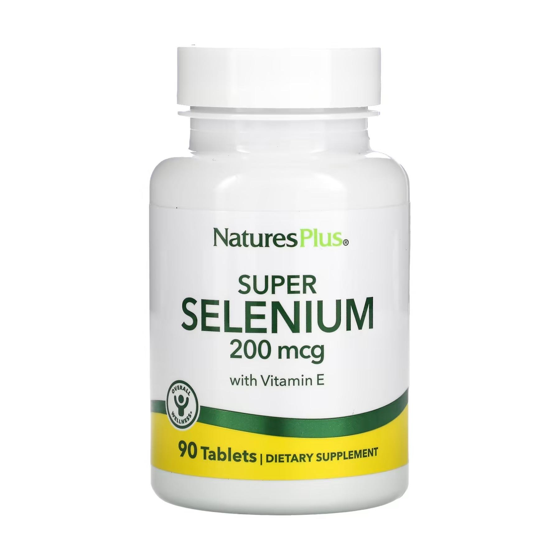 Селен Nature Plus Super Selenium 200 мкг 90 табл.
