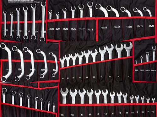 Набір ключів ріжково-накидних Silver TORX 47 шт. (4747) - фото 4 Набір ключів ріжково-накидних Silver TORX 47 шт. (4747) - фото 4