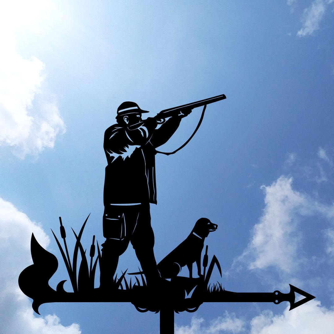 Флюгер на дом Охотник (27630721)