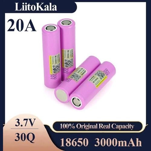 Акумулятор LiitoKala 18650 30Q 3000mah (11314408) - фото 2