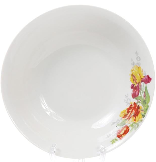 Салатник фарфоровый Огненные ирисы 1200 мл Ø 23 см (BD-970-225)