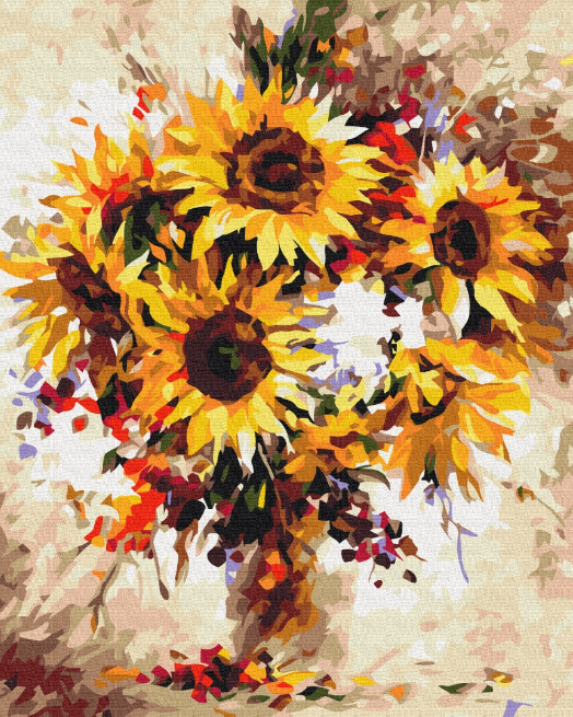 Картина по номерам BrushMe Натюрморт с подсолнухами 40х50 см (BS51415) Картина по номерам BrushMe Натюрморт с подсолнухами 40х50 см (BS51415)