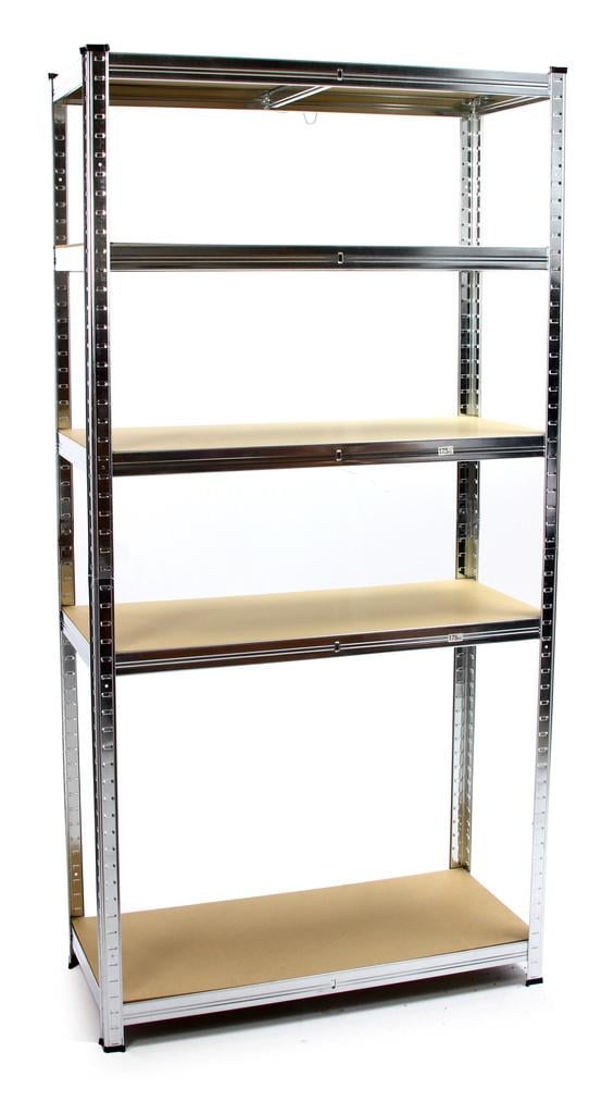 Стелаж металевий для гаражів, магазинів та складів Mar-Pol M90060 5 полиць 180x90x40 см