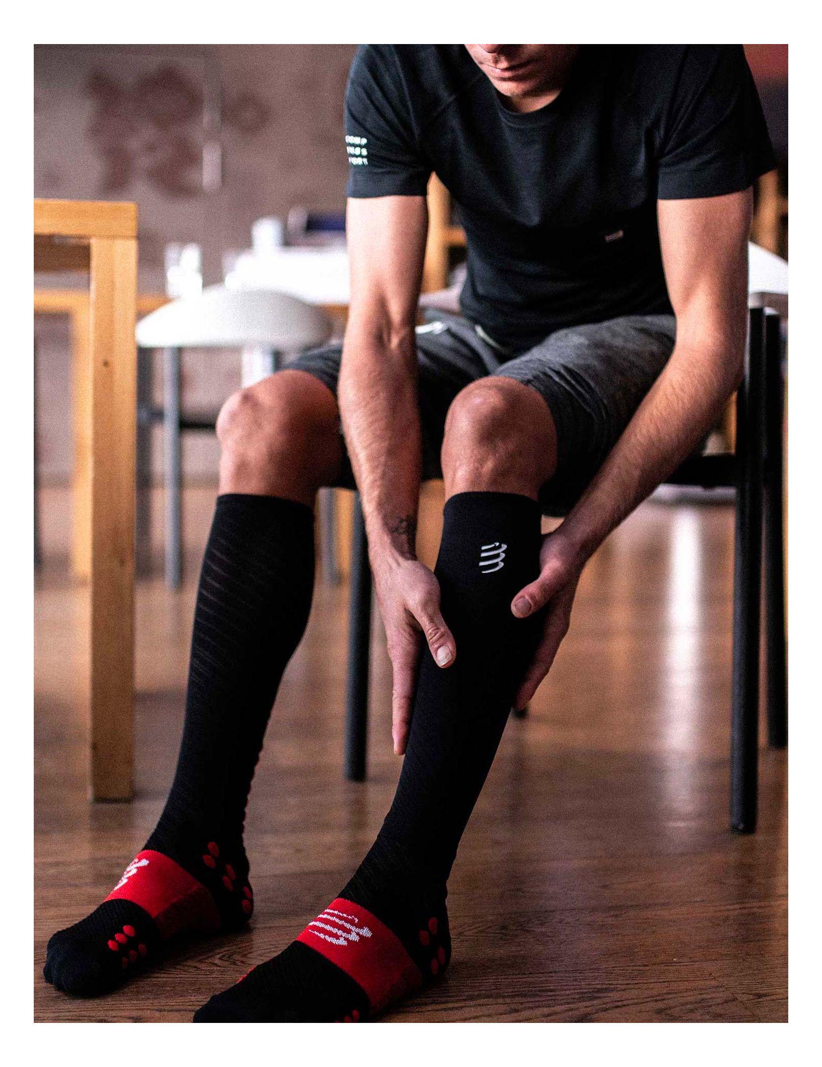 Гольфы Compressport Full Socks Oxygen T2 Black - фото 7