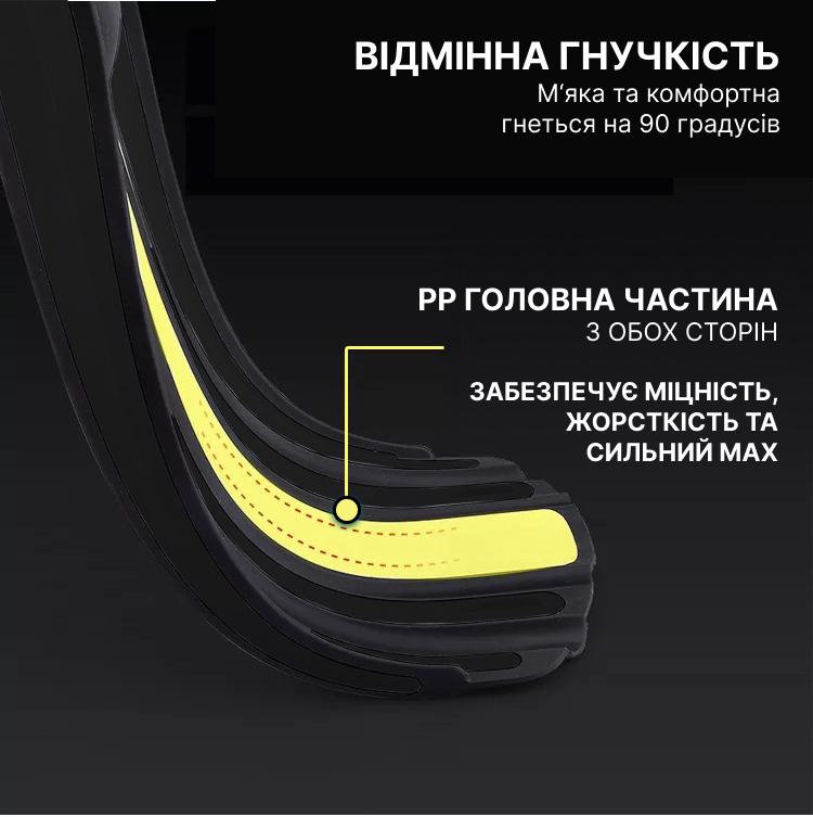 Ласты для дайвинга профессиональные VelaSport Rockfish регулируемые с открытой пяткой р. 41-44 65 см Черный (00821) - фото 7