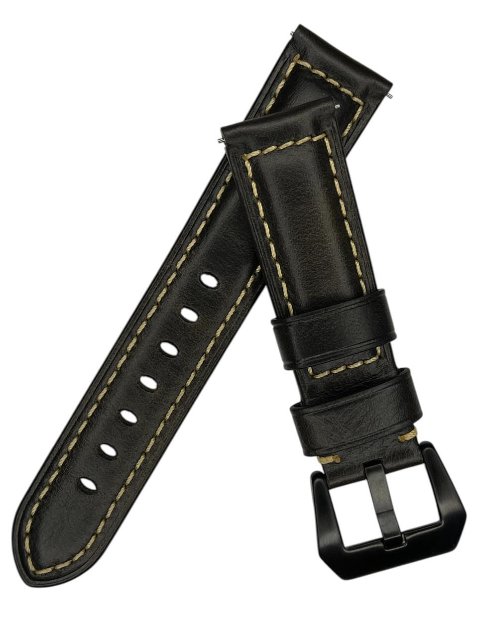 Ремешок кожаный Primolux F001 Black buckle для часов Xiaomi Redmi Watch 5 Active/5 Lite Dark Brown (2615155744) - фото 2 Ремешок кожаный Primolux F001 Black buckle для часов Xiaomi Redmi Watch 5 Active/5 Lite Dark Brown (2615155744) - фото 2