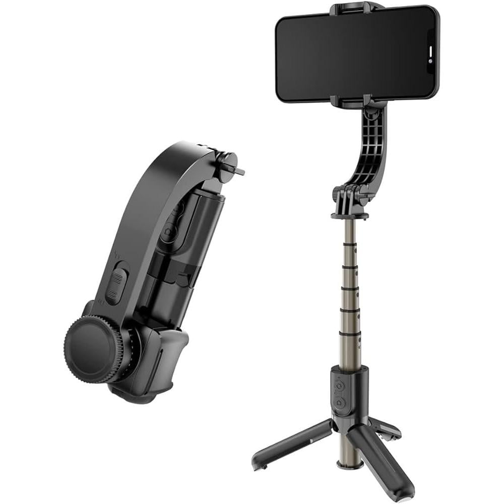 Селфи-монопод Tripod Button Bluetooth L08 mini 0,72 м Black - фото 9