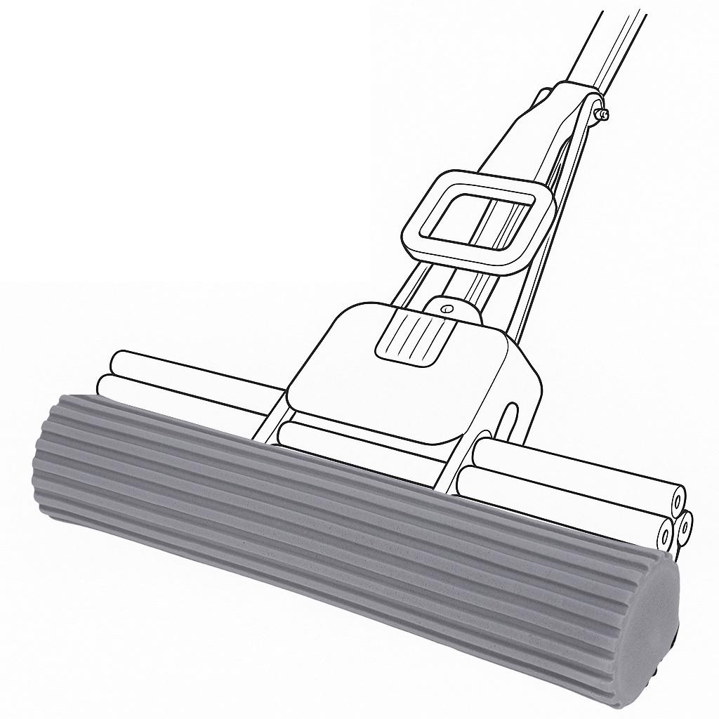 Насадка для швабри Valsar VS0401 27 см Сірий