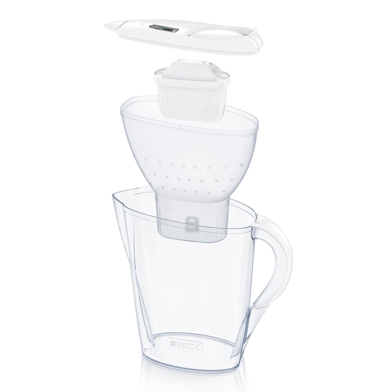 Фильтр для питьевой воды-кувшин BRITA 1052789 Marella Memo MXPro 2,4 л Белый - фото 4