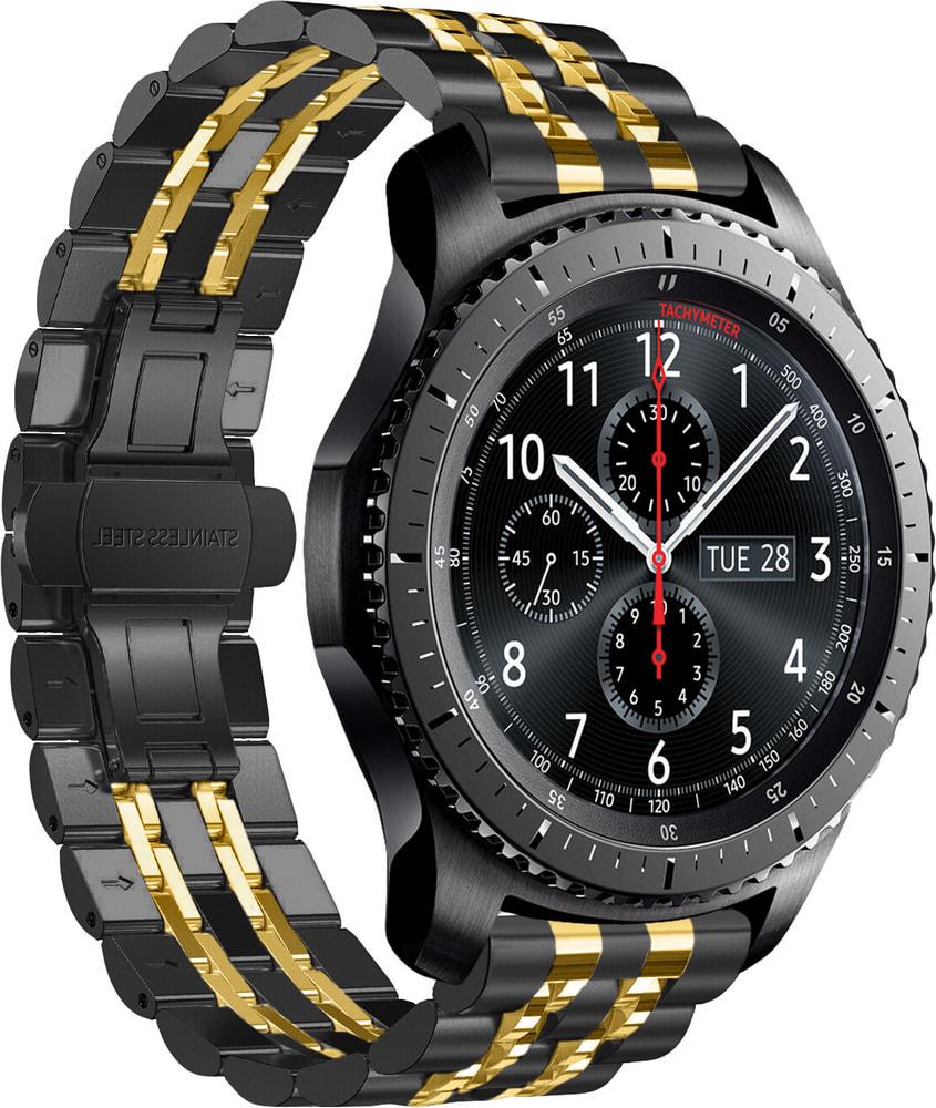 Браслет металлический Spinye Line для Samsung Gear S3 Black Gold (28969-02)