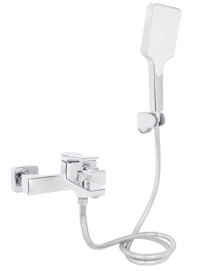 Смеситель для ванной комнаты Qtap Nando k35 с душевым гарнитуром Chrome (QTNAN259CRM48651)