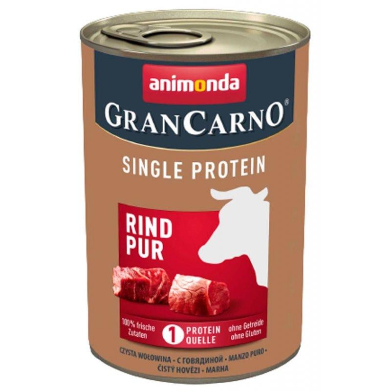 Консерва для собак Animonda Gran Carno Single Protein pure beef із чистої яловичини 400 г (82427)