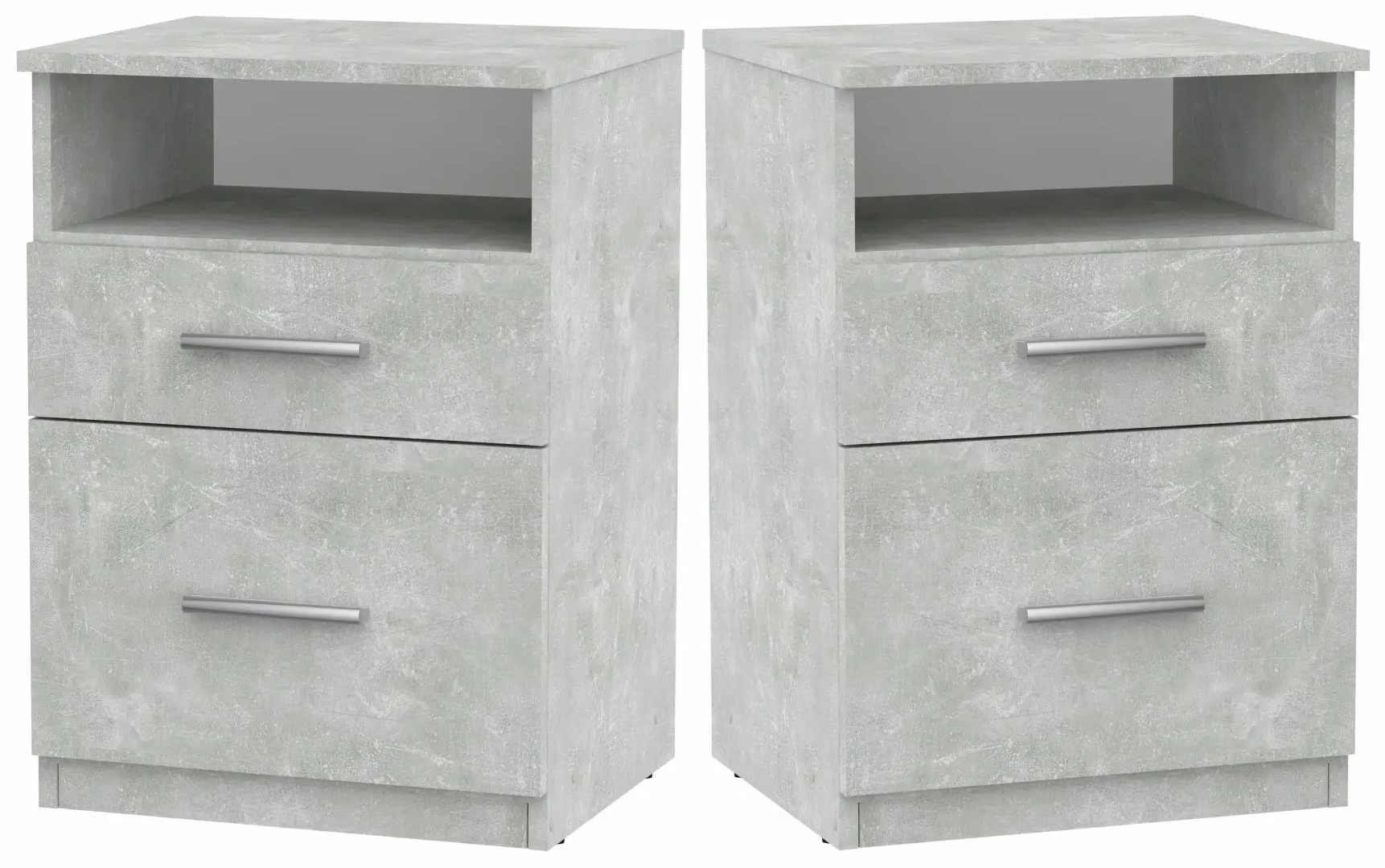 Тумба приліжкова комплект 2 шт. Компаніт ПКТ-4 Ательє світлий (26652789)