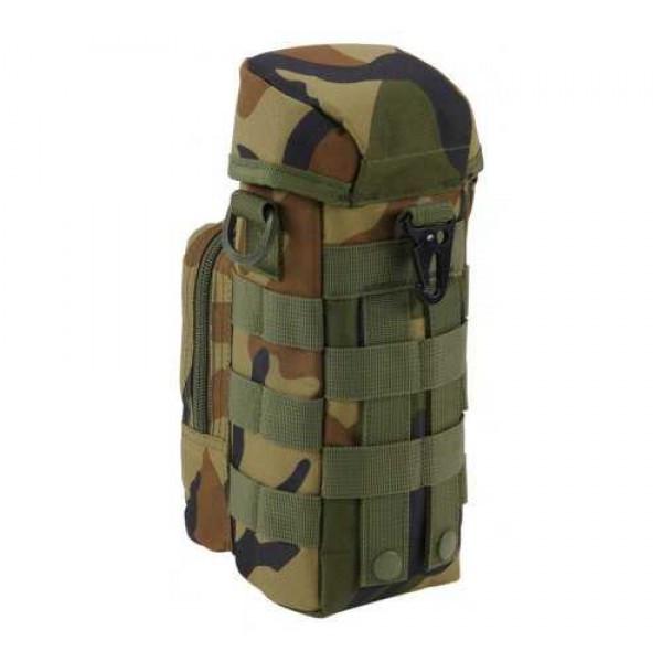 Сумка для пляшки Brandit Bottle Holder II 0,5-1 л 250х100х120 мм Brown Camouflage (8041-10) - фото 2