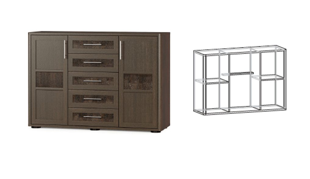 Спальня Мебель Сервис Токио 2 Венге темный (08515mbs) - фото 8 Спальня Мебель Сервис Токио 2 Венге темный (08515mbs) - фото 8