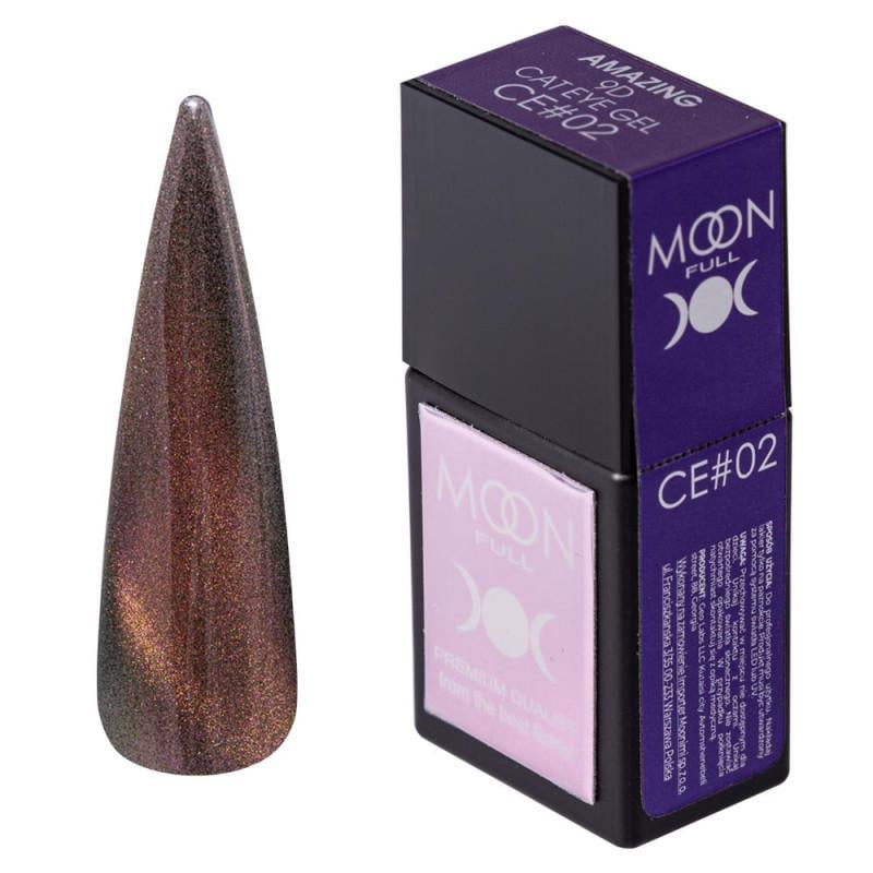 Гель-лак Moon Full AMAZING 9D Cat Eye №02 12 мл