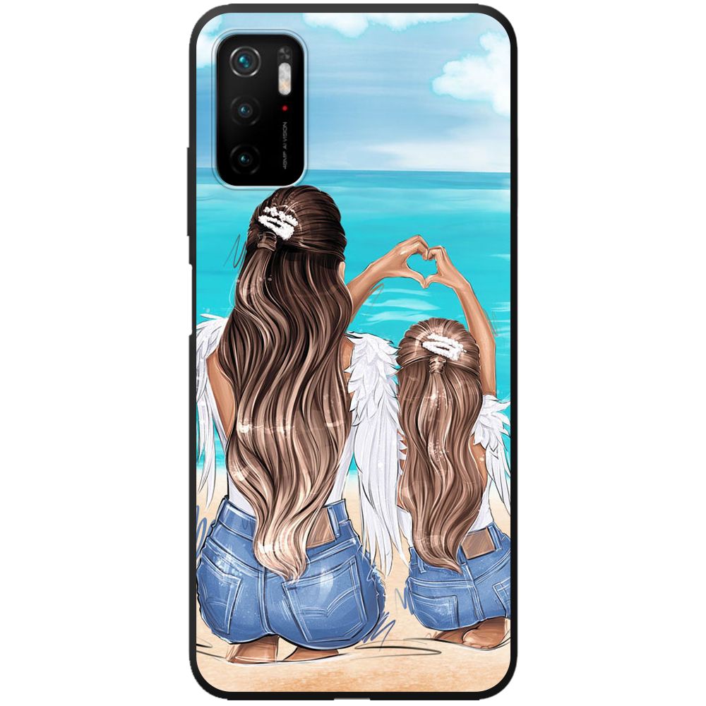 Чохол Boxface Xiaomi Redmi Note 10 5G Family Vacation Чорний силікон (42639-up2380-44179)