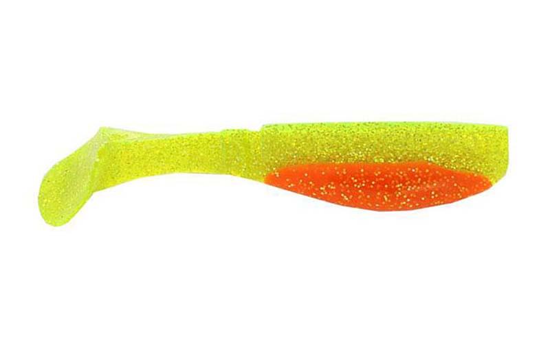 Силіконовий віброхвіст Fox Trapper №092 6 см Orange/Lime (7447)