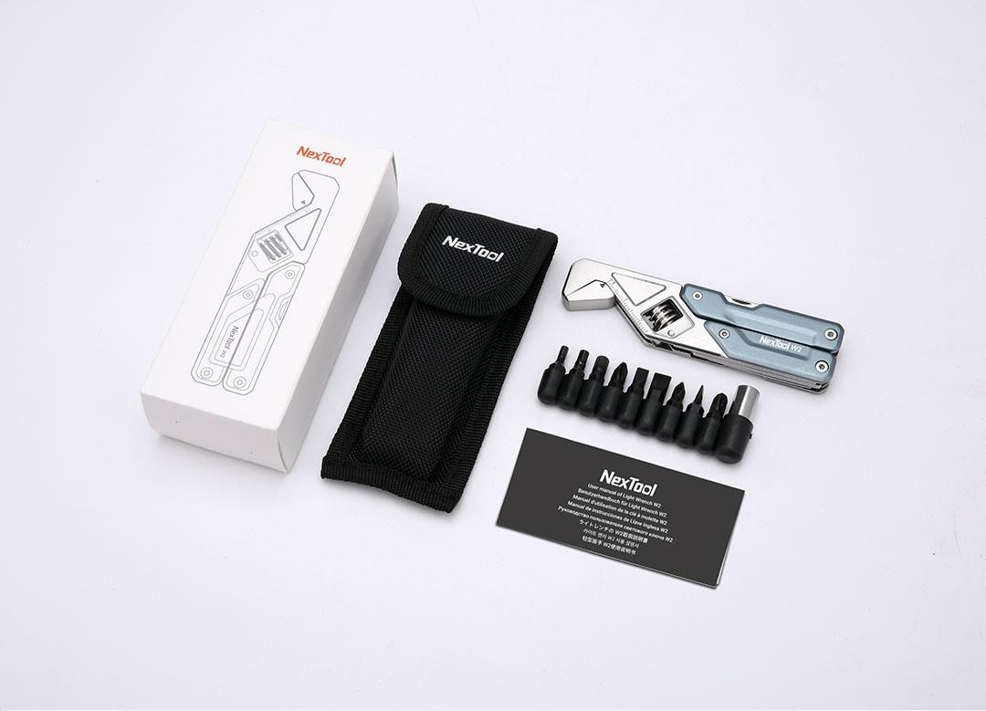 Мультитул гаечный ключ NexTool Light Wrench W2 NE20293 инструмент 8в1 (000953) - фото 8