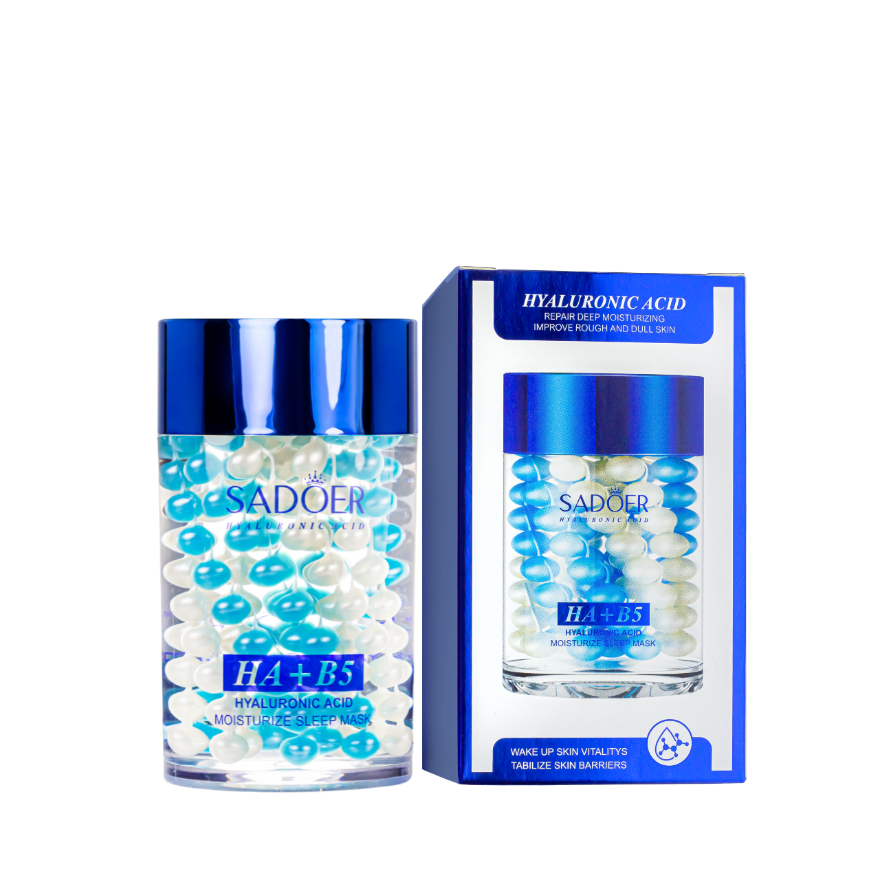 Увлажняющая маска для лица Sadoer HA+B5 Moisturize Sleep Mask SD51797 с гиалуроновой кислотой 120 г (2181491107)