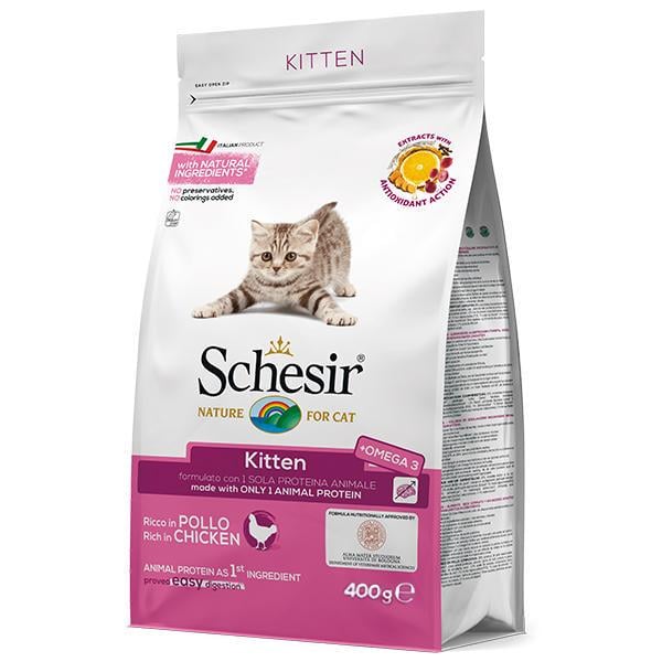 Корм сухий Schesir Cat Kitten 0,4 кг