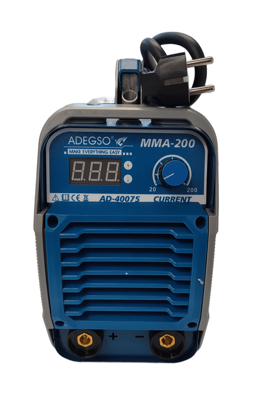 Інвертор зварювальний ADEGSO AD-40075 200 А 1.6-5.0 мм (29739393) - фото 3 Інвертор зварювальний ADEGSO AD-40075 200 А 1.6-5.0 мм (29739393) - фото 3