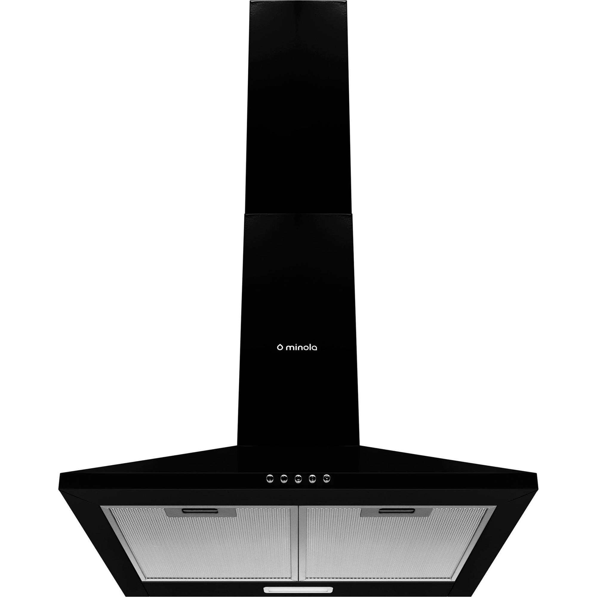 Кухонная вытяжка купольная Minola HK 5214 BL 700 LED Black