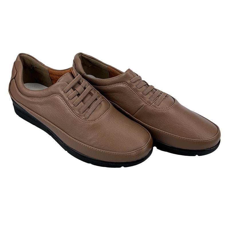 Мокасини жіночі шкіряні батали 2077-4 p. 41 26 см Коричневий