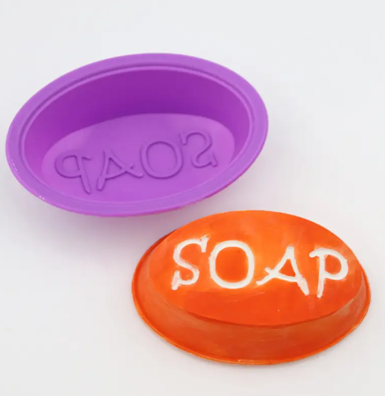 Форма для мыла силиконовая 91x62 мм Фиолетовый (4155) - фото 5 Форма для мыла силиконовая 91x62 мм Фиолетовый (4155) - фото 5