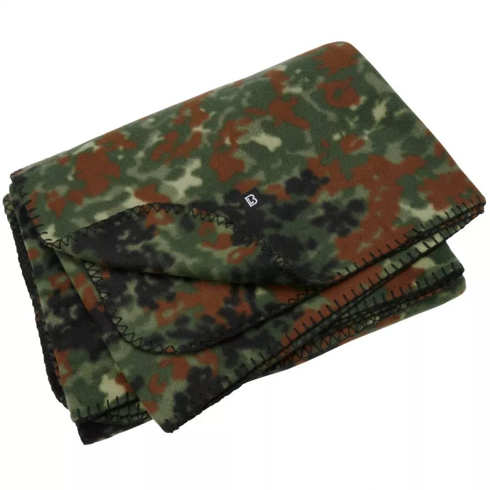 Ковдра флісова Brandit Flecktarn 135х175 см