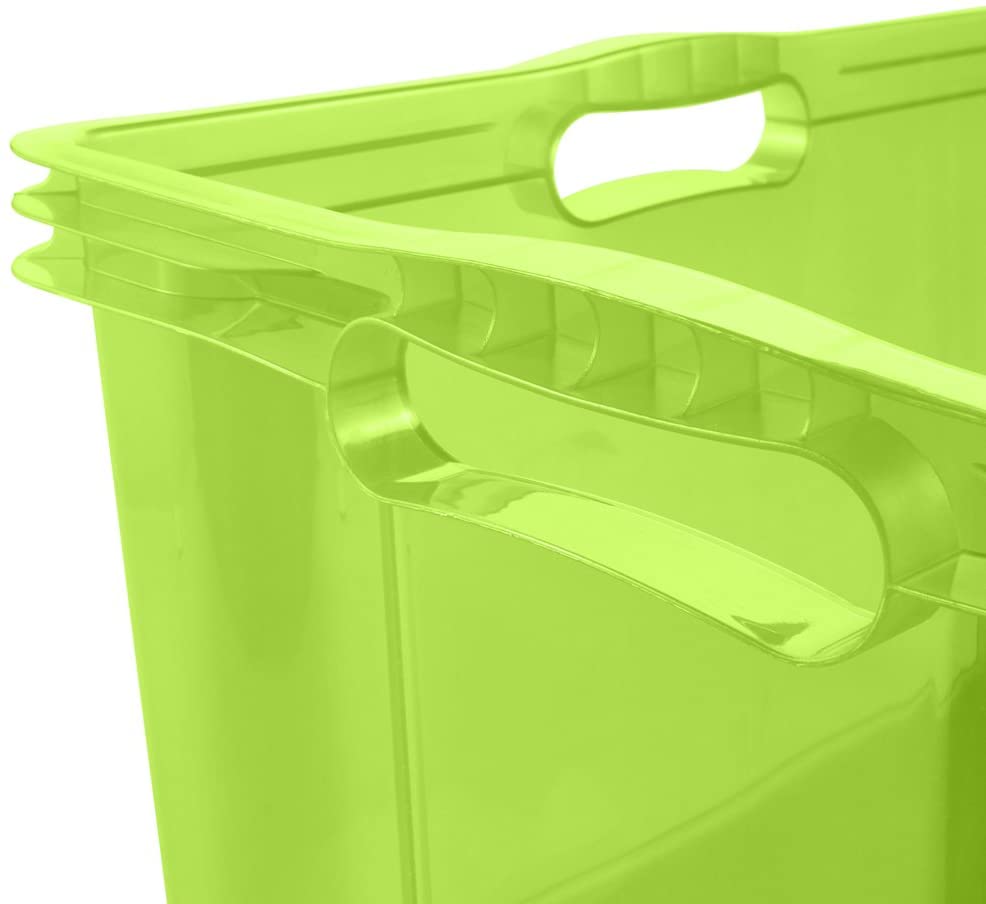 Ящик для зберігання Keeeper Franz 24 л прозорий Салатовий (Кее-0274.2) - фото 5