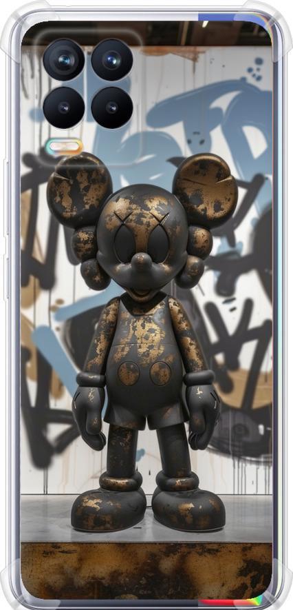 Чехол на Realme 8 Bronze kaws v2 (6098sp-2303-42517)