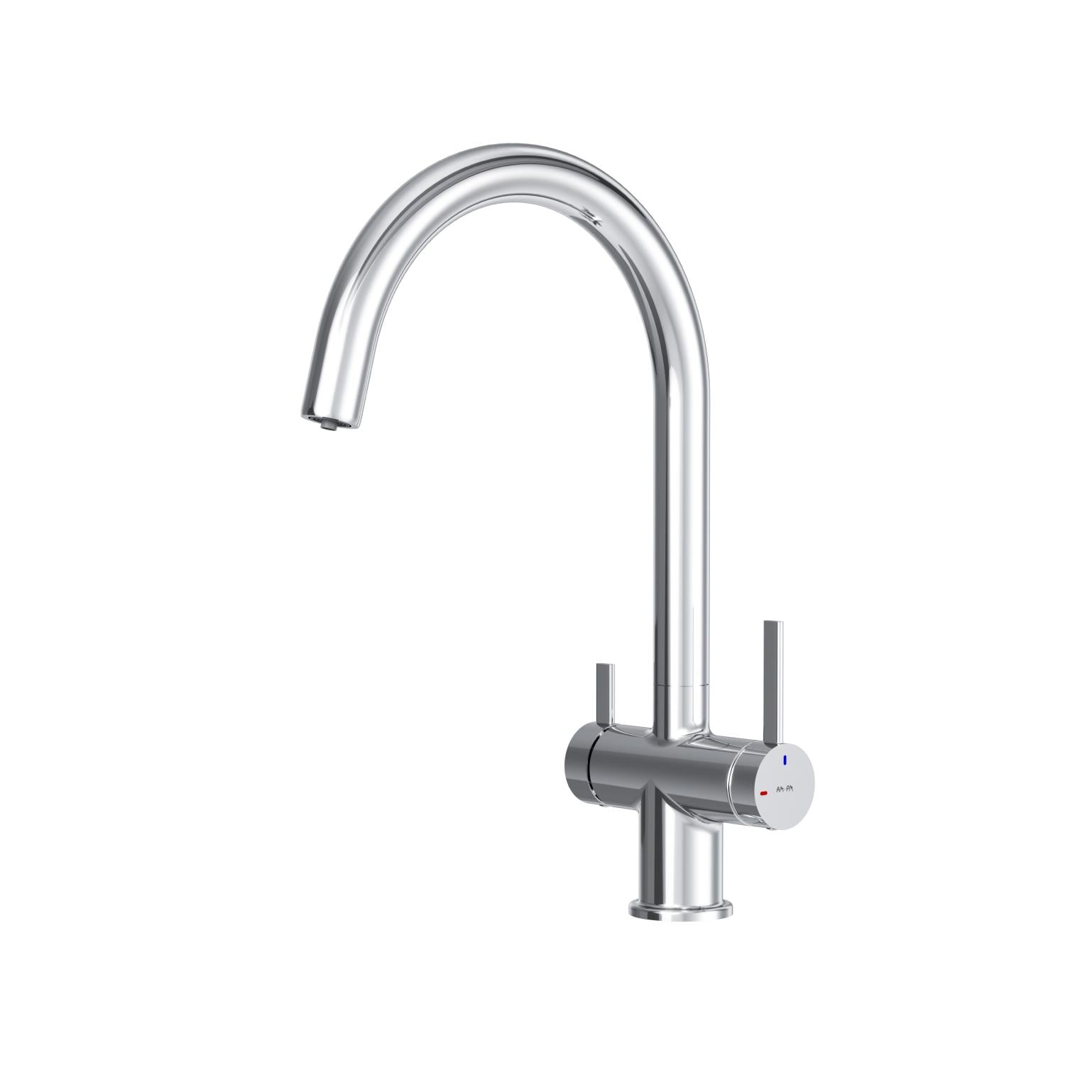 Смеситель для кухни AM.PM Func с C-изливом и каналом для питьевой воды Хром (F8F07700)
