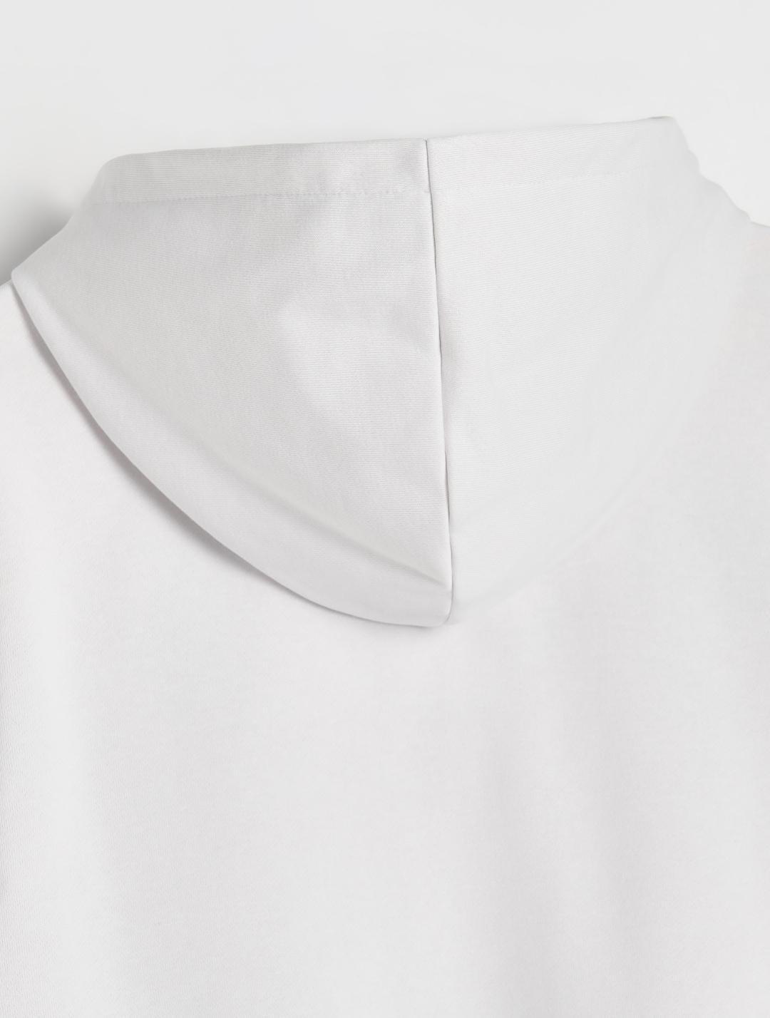 Толстовка з капюшоном для дівчинки Reserved 122-128 см Світло-сірий (25082204B) - фото 3