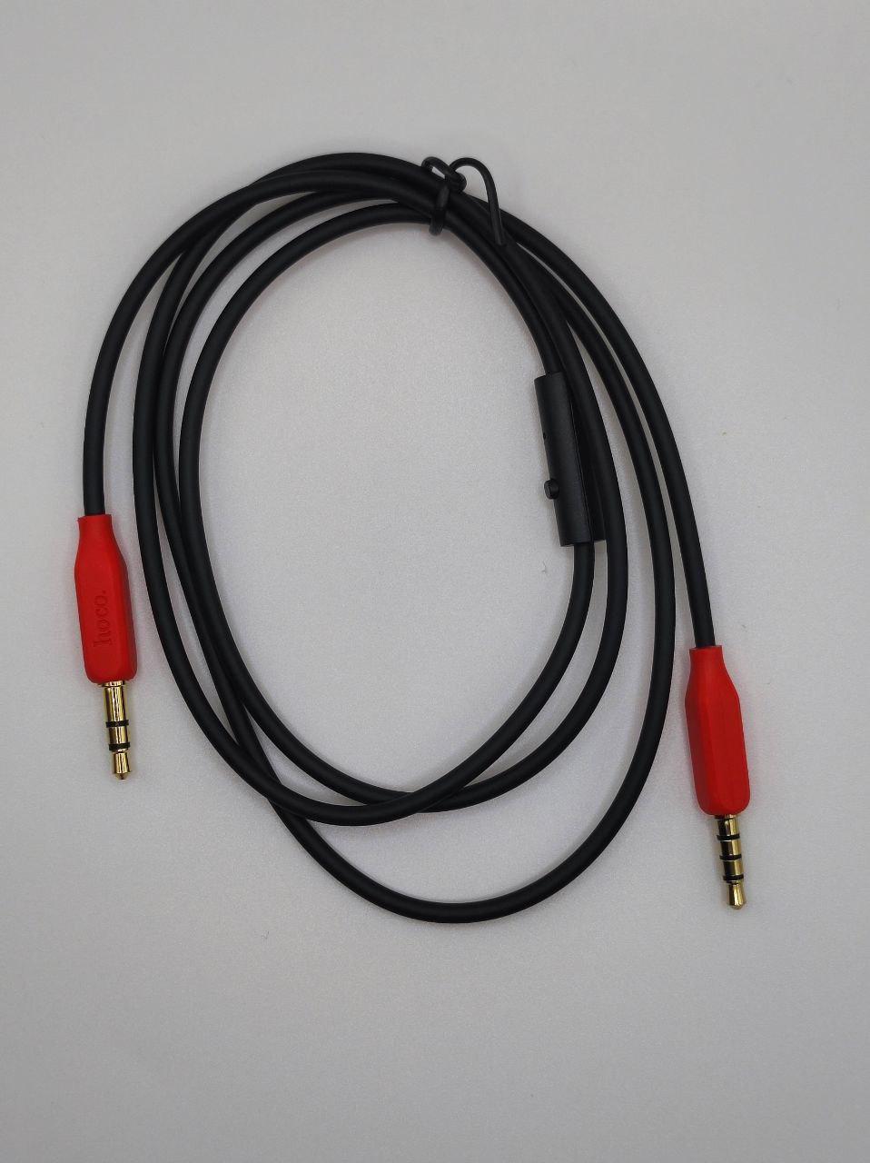 Кабель AUX Hoco UPA12 with Mic - фото 2