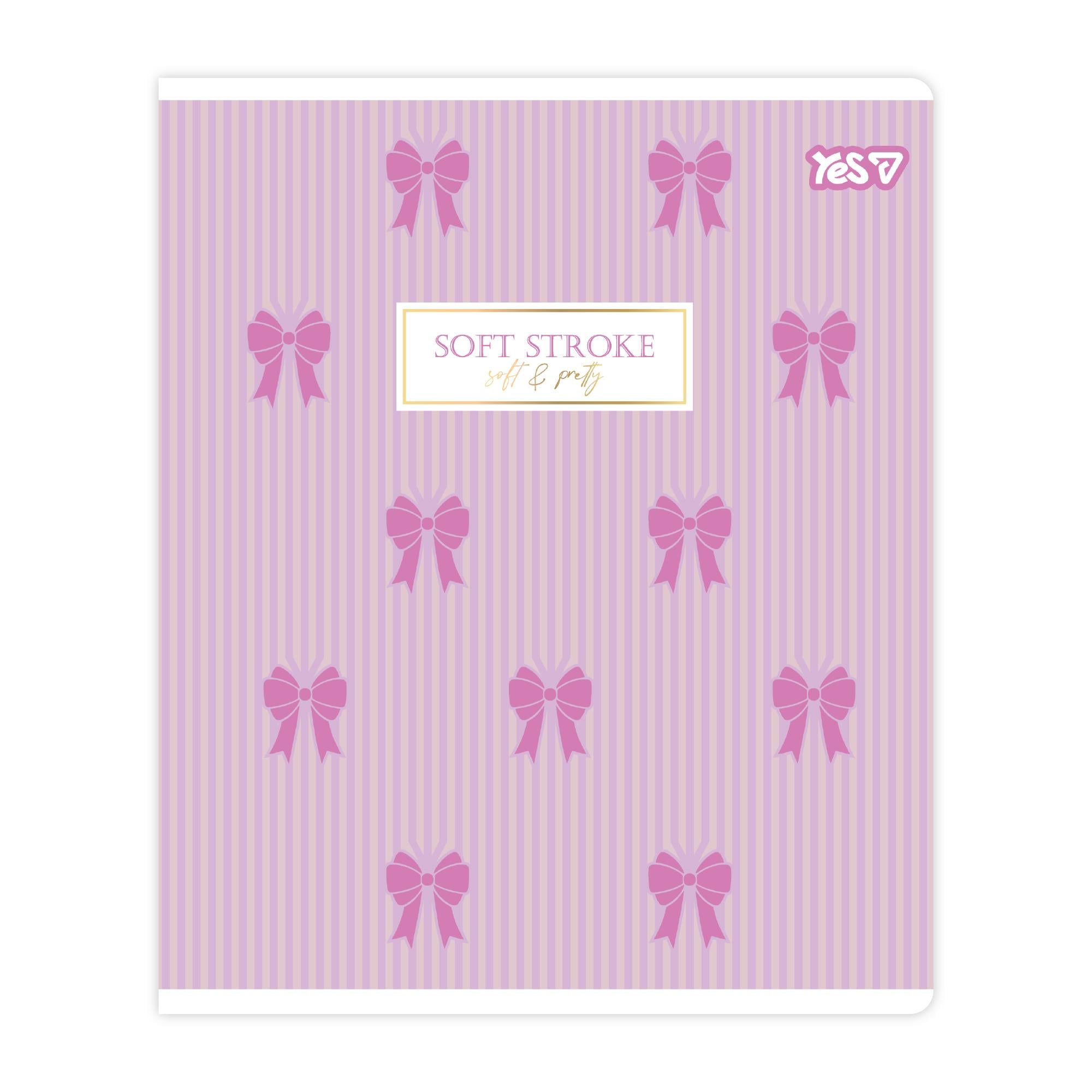 Тетрадь школьная YES Bow клетка 24 л. Pink (768566)