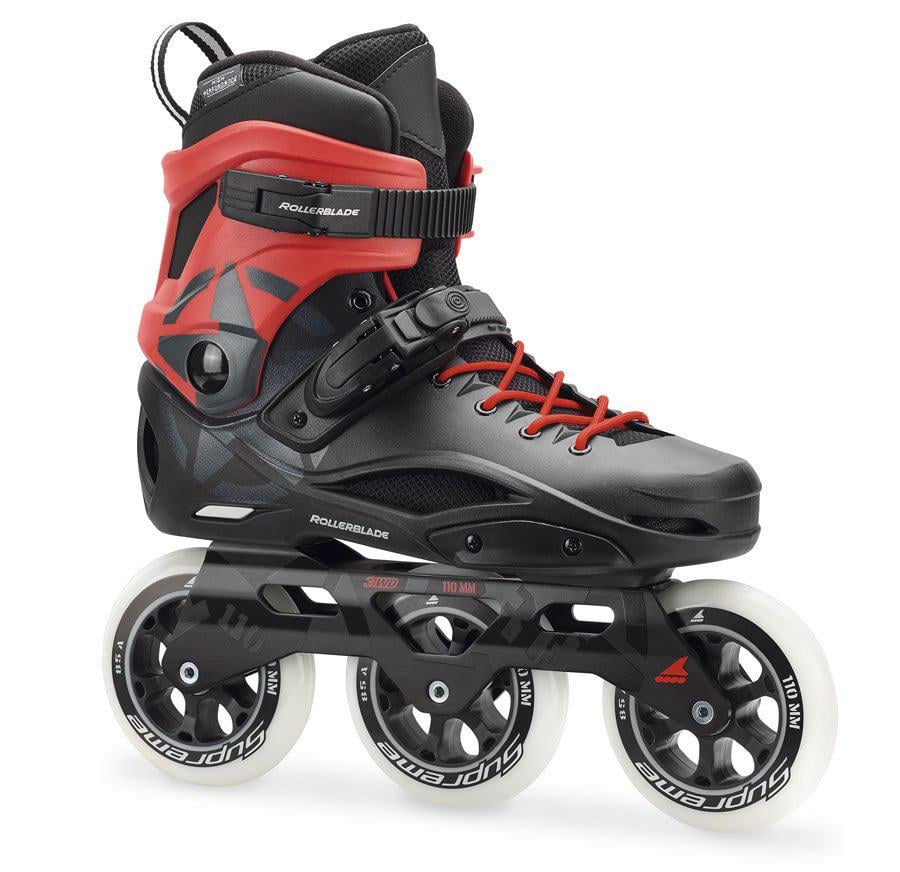 Роликові ковзани Rollerblade RB 110 3WD Чорний/Червоний (UGV6A190EC16F4E.5C - 4)